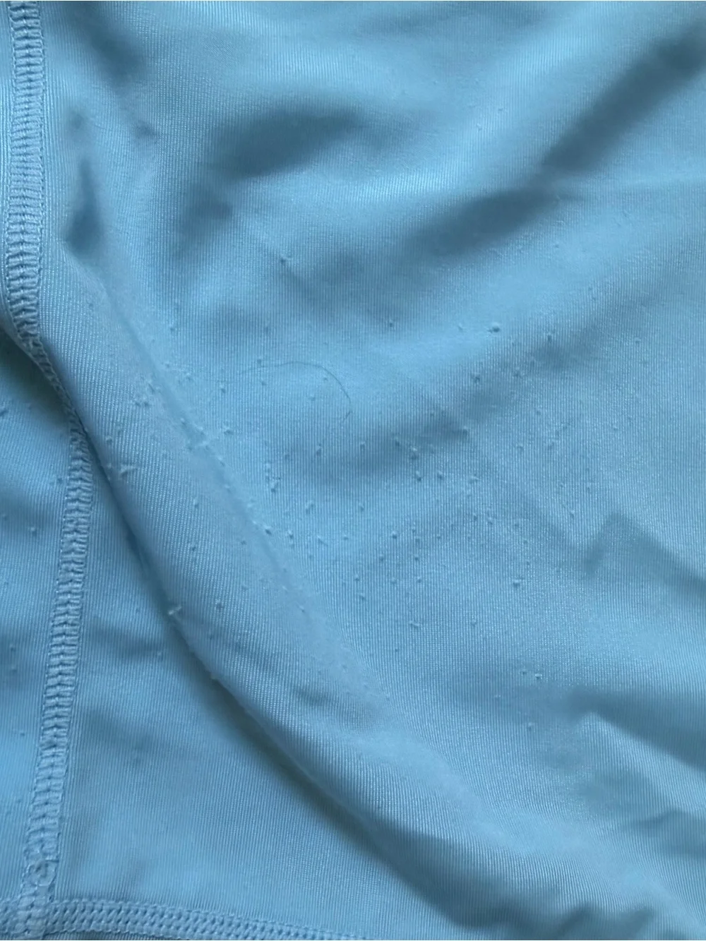 4T - Tea Collection Light Blue Rashguard Top with Tropical Palm Print